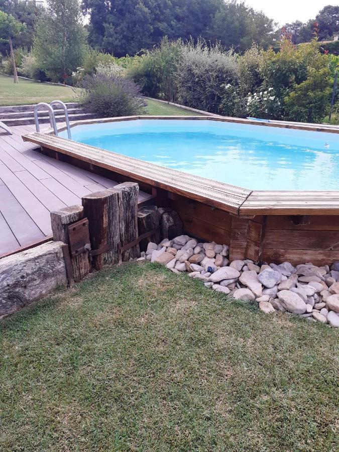 Villa de 2 chambres avec piscine privee jardin clos et wifi a Colonzelle Esterno foto